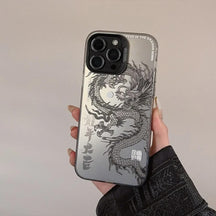 Capa iPhone Silicone Design Dragão Chinês