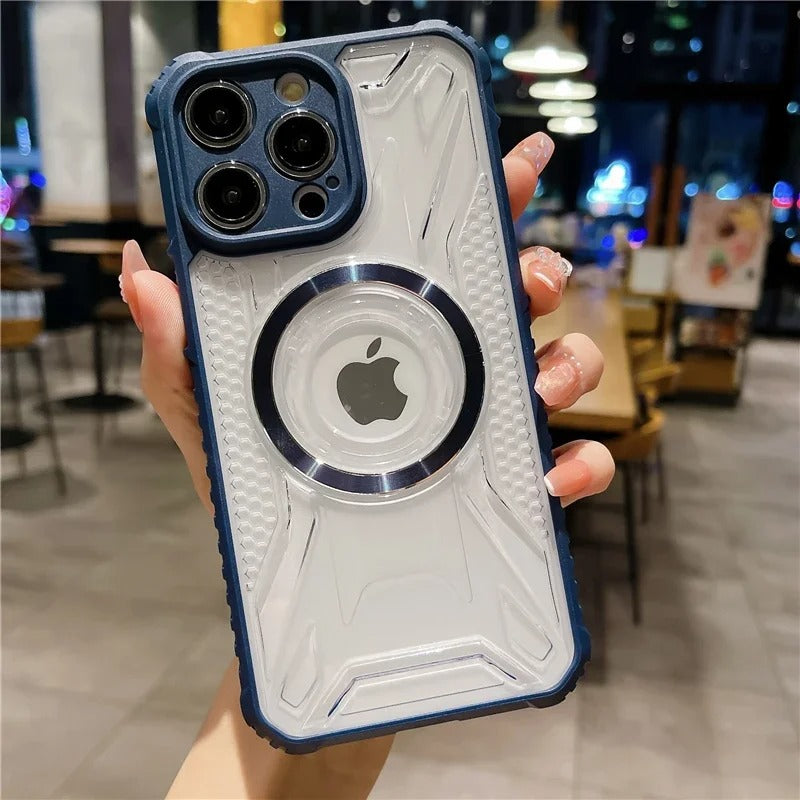 Capa iPhone Silicone Design Protector com Magsafe