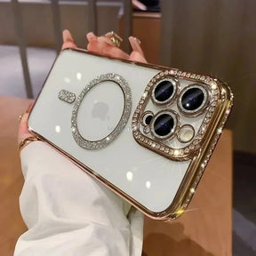 Capa iPhone Diamond Glitter Luxury - (Compre 1 Leve 2 + Frete Grátis)