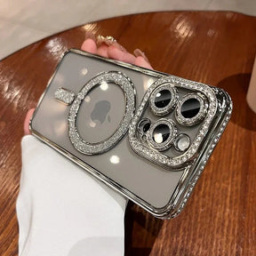 Capa iPhone Diamond Glitter Luxury - (Compre 1 Leve 2 + Frete Grátis)